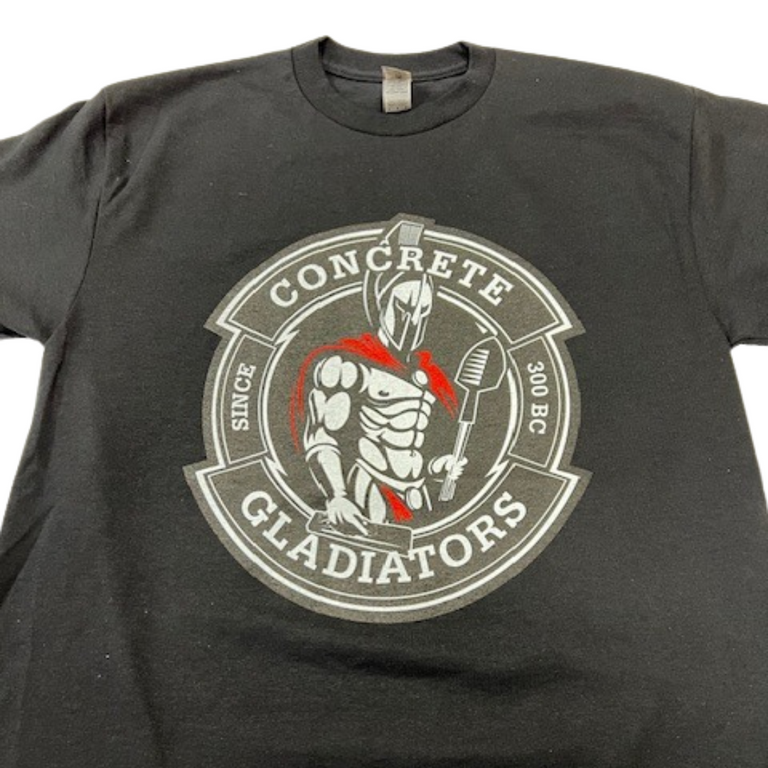 Concrete Gladiators -- Black Short Sleeve Tee