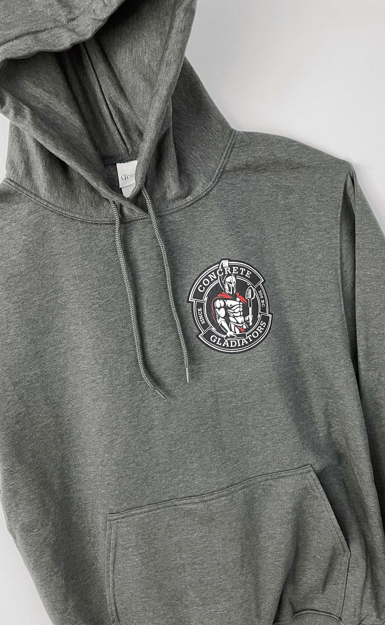 Concrete Gladiators -- Dark Grey Hoody