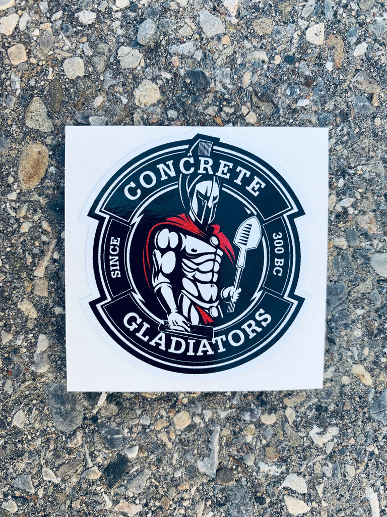 Small Concrete Gladiators Decal