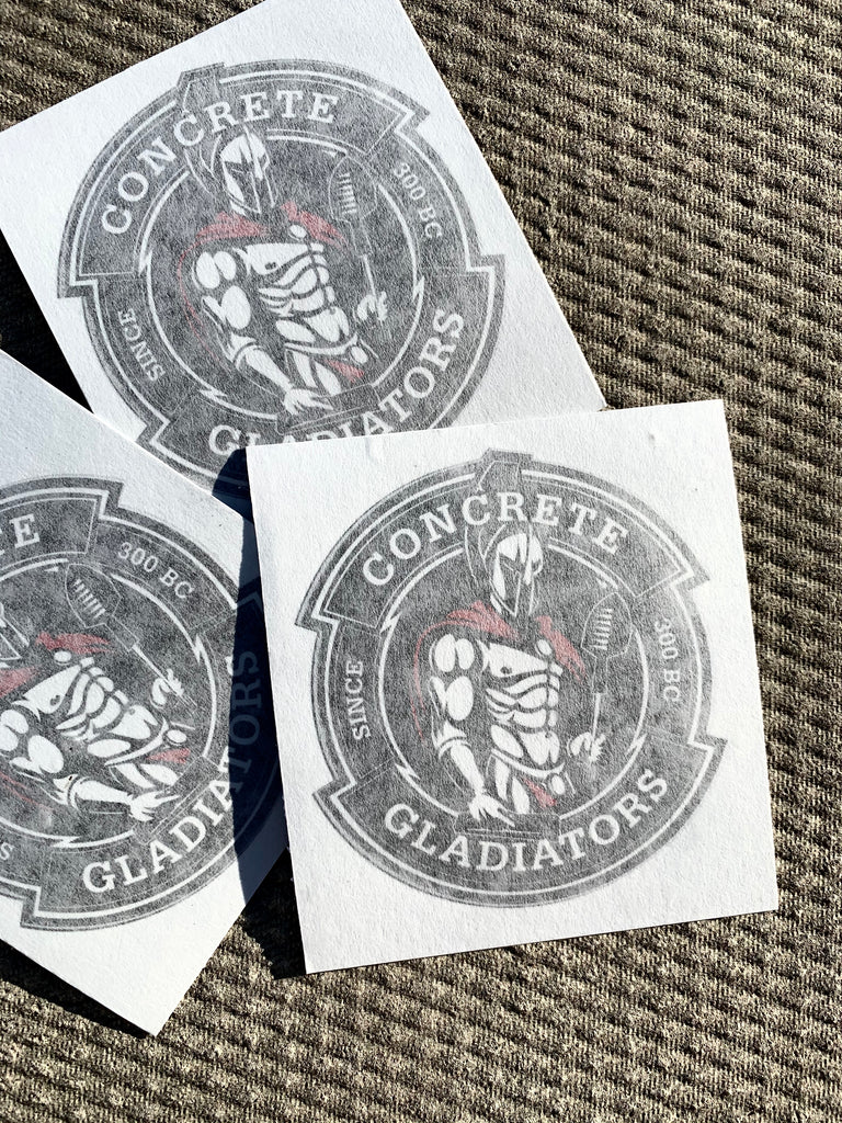 Medium Concrete Gladiators Decal