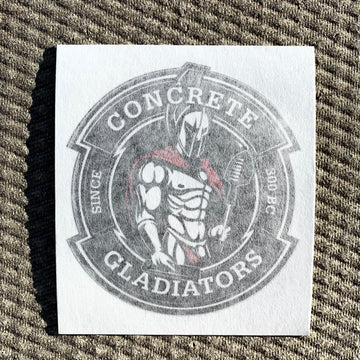 Medium Concrete Gladiators Decal