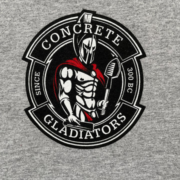 Concrete Gladiators -- Light Grey Short Sleeve Tee